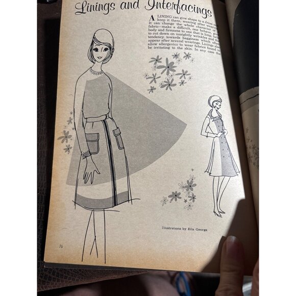 Todays Woman Sewing Simplified Book 1960s Vintage Dressmaking Guide Sewing Tips - Picture 7 of 12